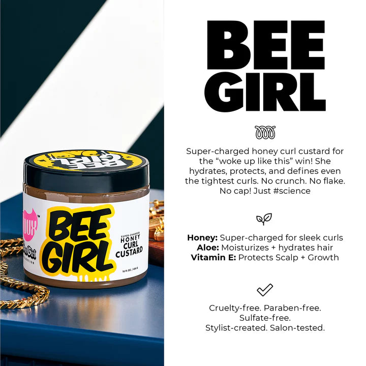 THE DOUX Bee Girl Honey Curl Custard - 454g /16oz