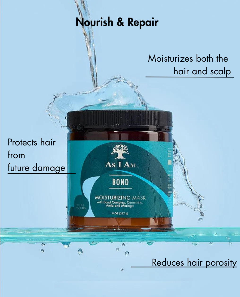 AS I AM Bond Moisturizing Mask - 237g / 8oz