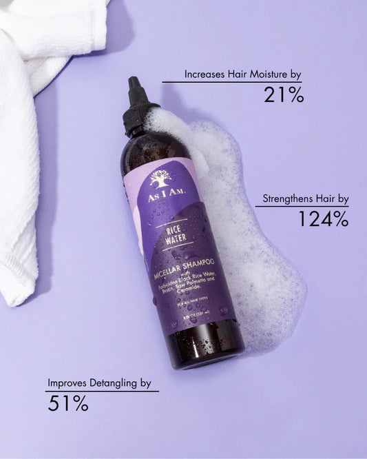 AS I AM Rice Water Micellar Shampoo 237ml / 8oz
