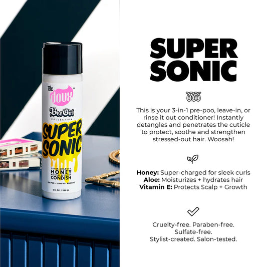 THE DOUX Bee Girl Super Sonic Honey Conditioner - 236ml / 8oz