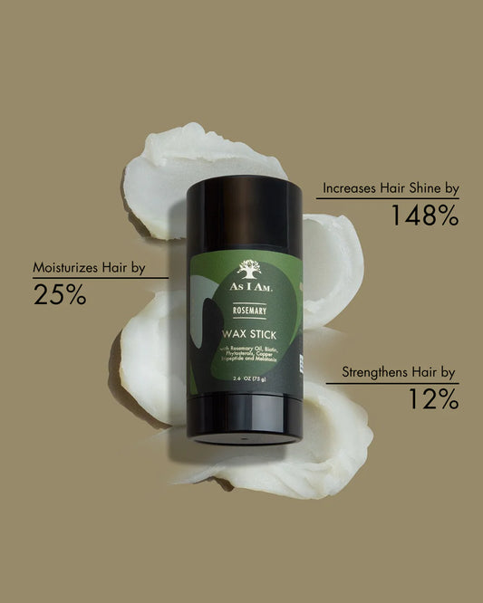 AS I AM Rosemary Hair Wax Stick - 75g / 2.6oz