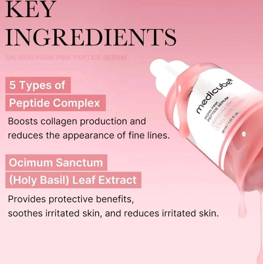 Medicube PDRN Pink Peptide Serum - 30ml
