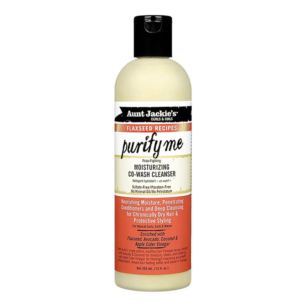Aunt Jackie's Flaxseed Purify Me Co-Wash Cleanser - 355ml /  12oz