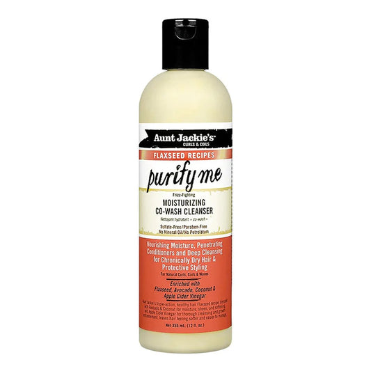 Aunt Jackie's Flaxseed Purify Me Co-Wash Cleanser - 355ml /  12oz