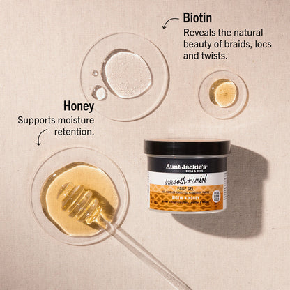 Aunt Jackie's Smooth & Swirl Extra Hold Edge Gel - 114g / 4oz