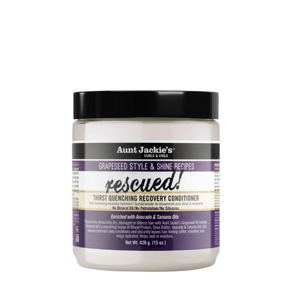 Aunt Jackie's Grapeseed Rescued Thirst Quenching Recovery Conditioner - 426g / 15oz