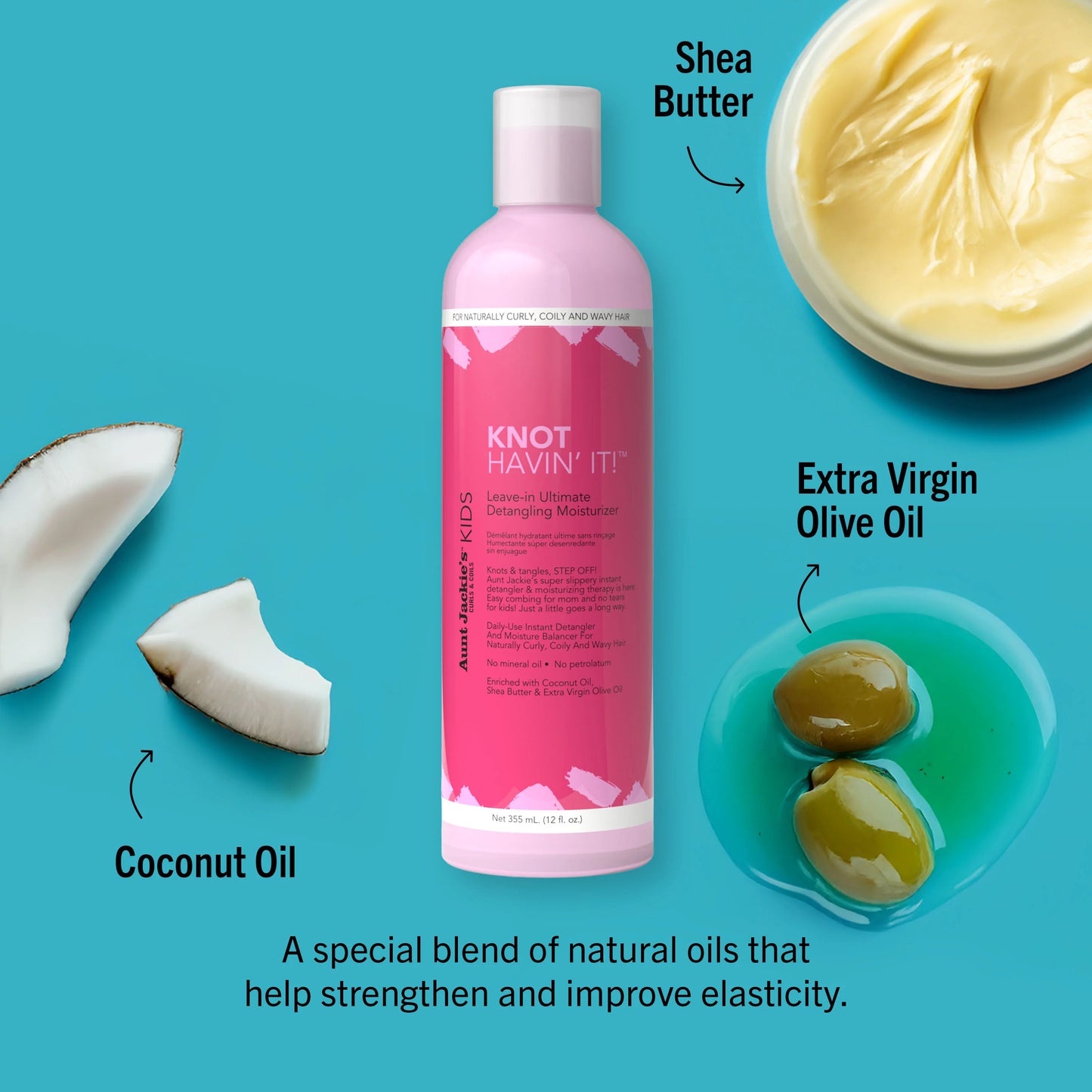 Aunt Jackie's Kids Knot Havin it! Leave-In Detangling Moisturizer - 355ml / 12oz