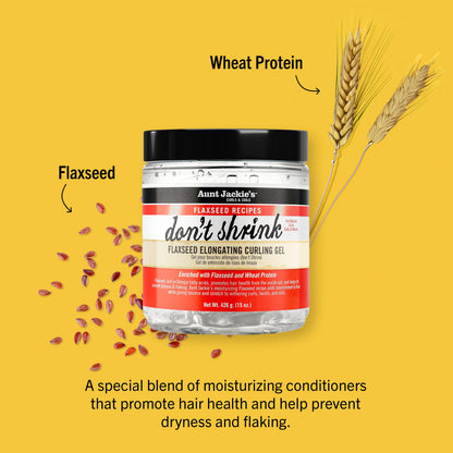 Aunt Jackie's Don't Shrink Flaxseed Elongating Curl Gel