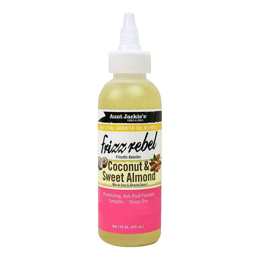 Aunt Jackie's Frizz Rebel Coconut & Sweet Almond Growth Oil - 118ml / 4oz