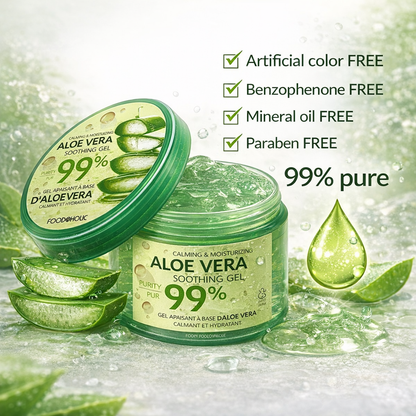 Foodaholic Calming and Moisturizing Aloe Vera Soothing Gel 300ml