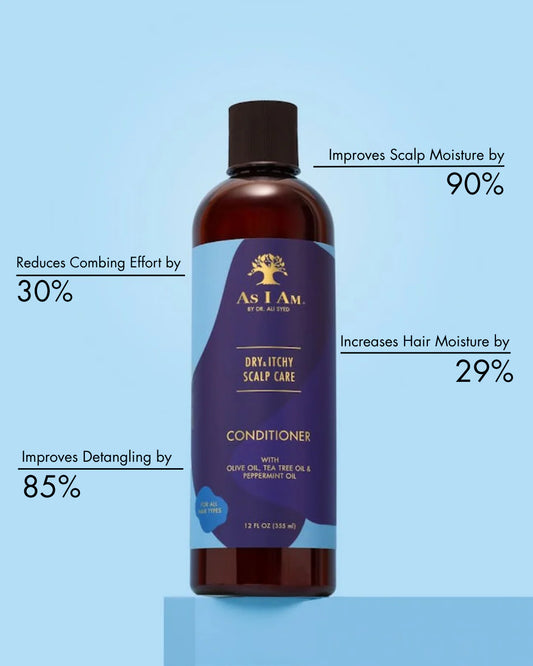 AS I AM Dry & Itchy Scalp Care Conditioner - 355ml / 12oz