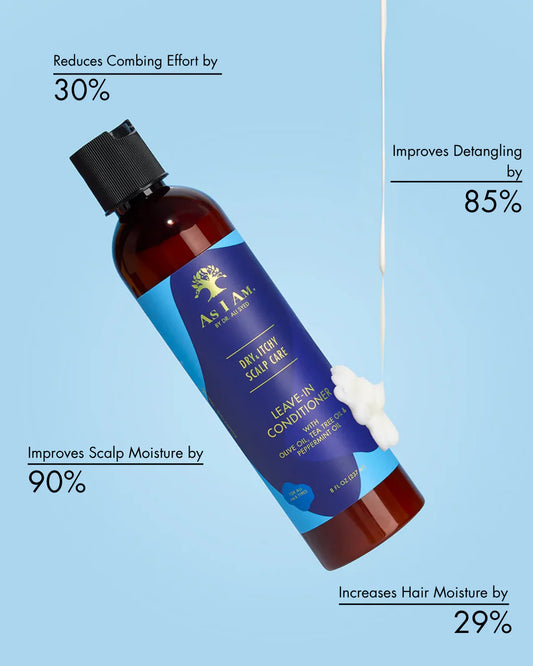 AS I AM Dry & Itchy Scalp Care Leave-In Conditioner - 237ml / 8oz
