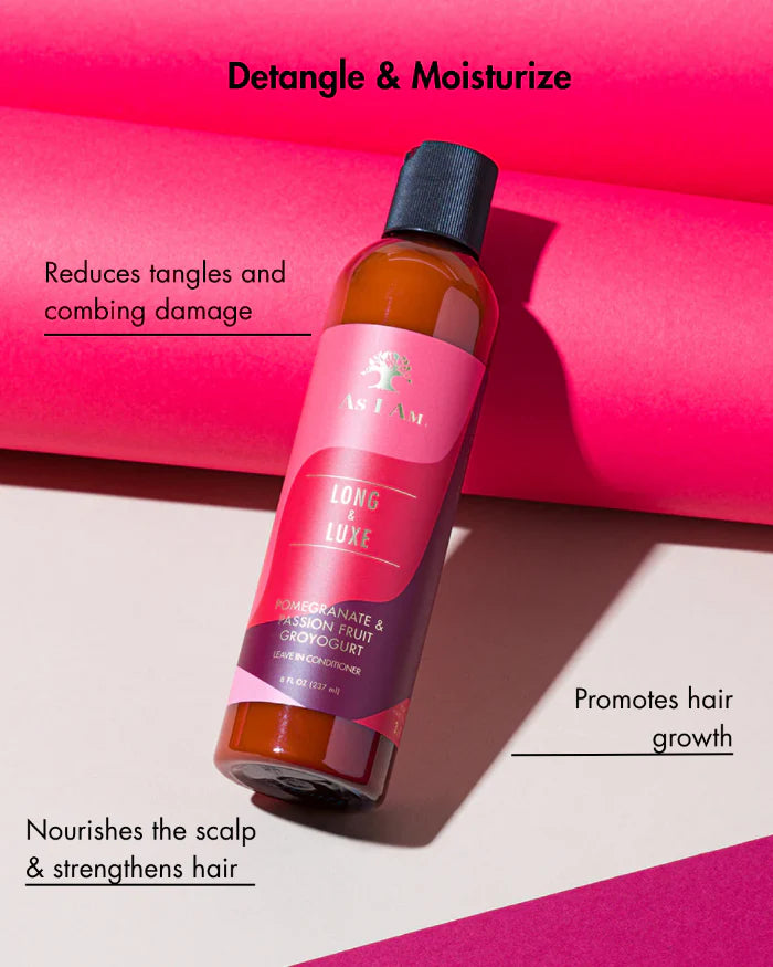 AS I AM Long and Luxe GroYogurt Leave-In Conditioner - 237ml / 8oz