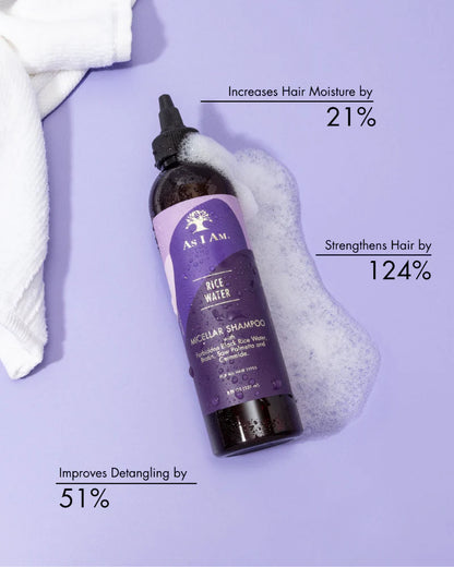 AS I AM Rice Water Micellar Shampoo 237ml / 8oz