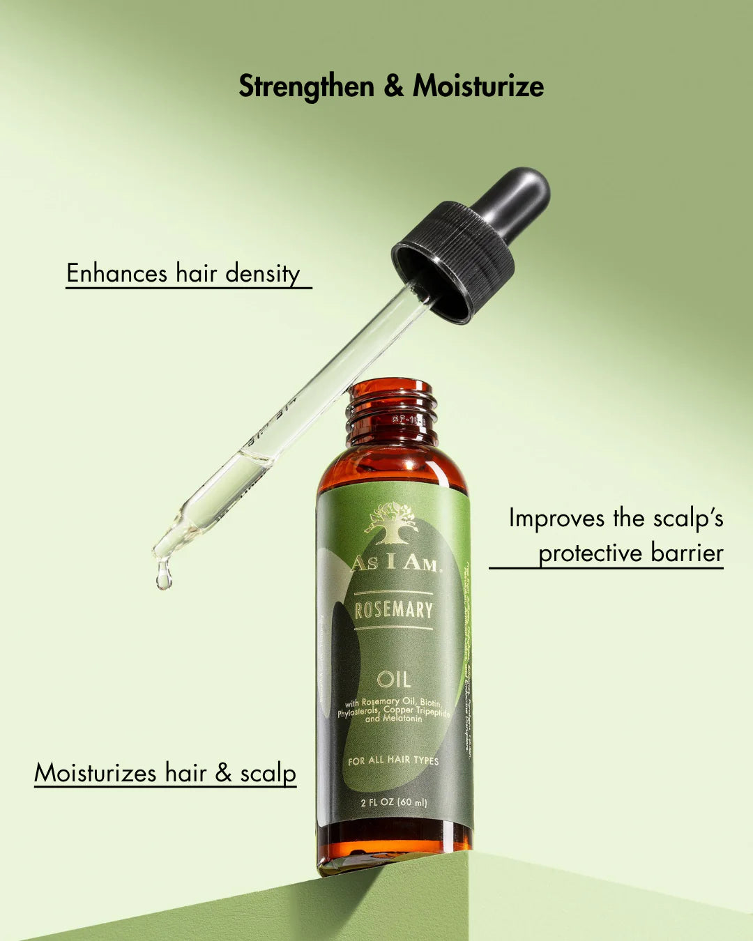 AS I AM Rosemary Oil - 60ml / 2oz
