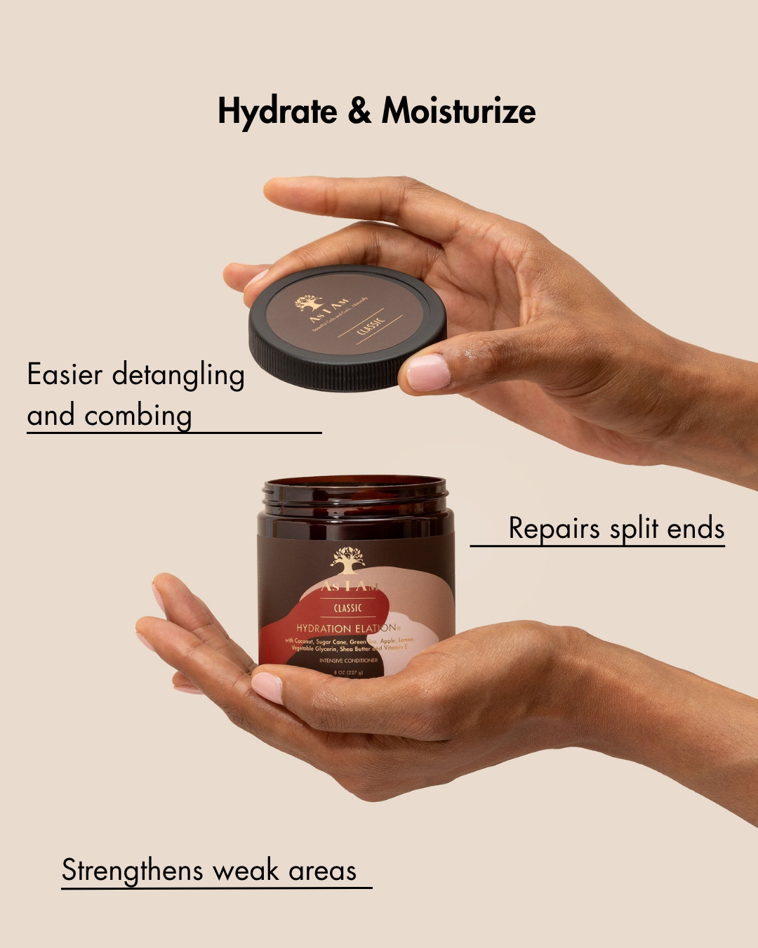 AS I AM Hydration Elation Intensive Conditioner - 227ml / 8oz