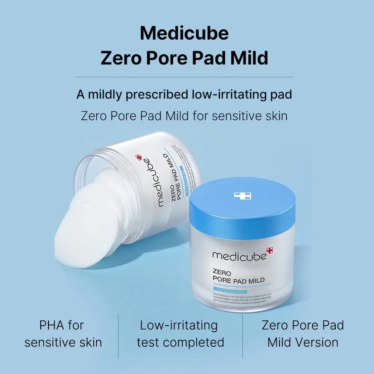 Medicube Zero Pore Mild Pad - 70 Pcs