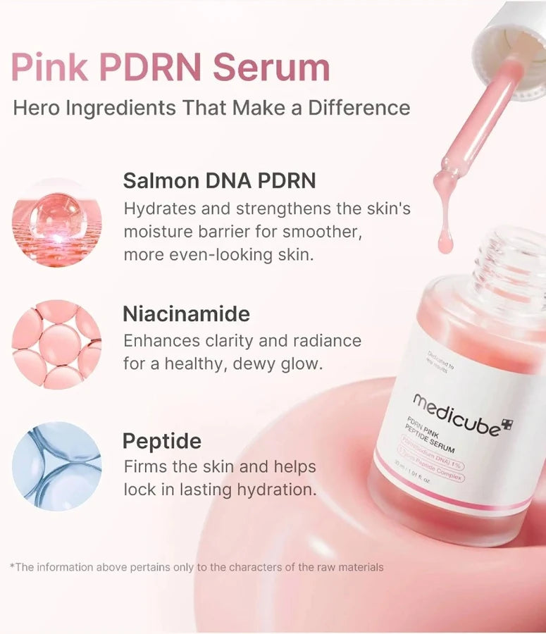 Medicube PDRN Pink Peptide Serum - 30ml
