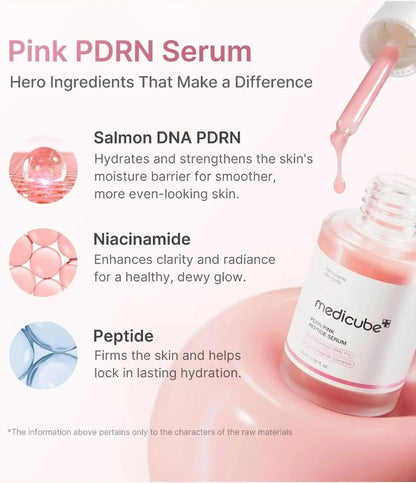 Medicube PDRN Pink Peptide Serum - 30ml