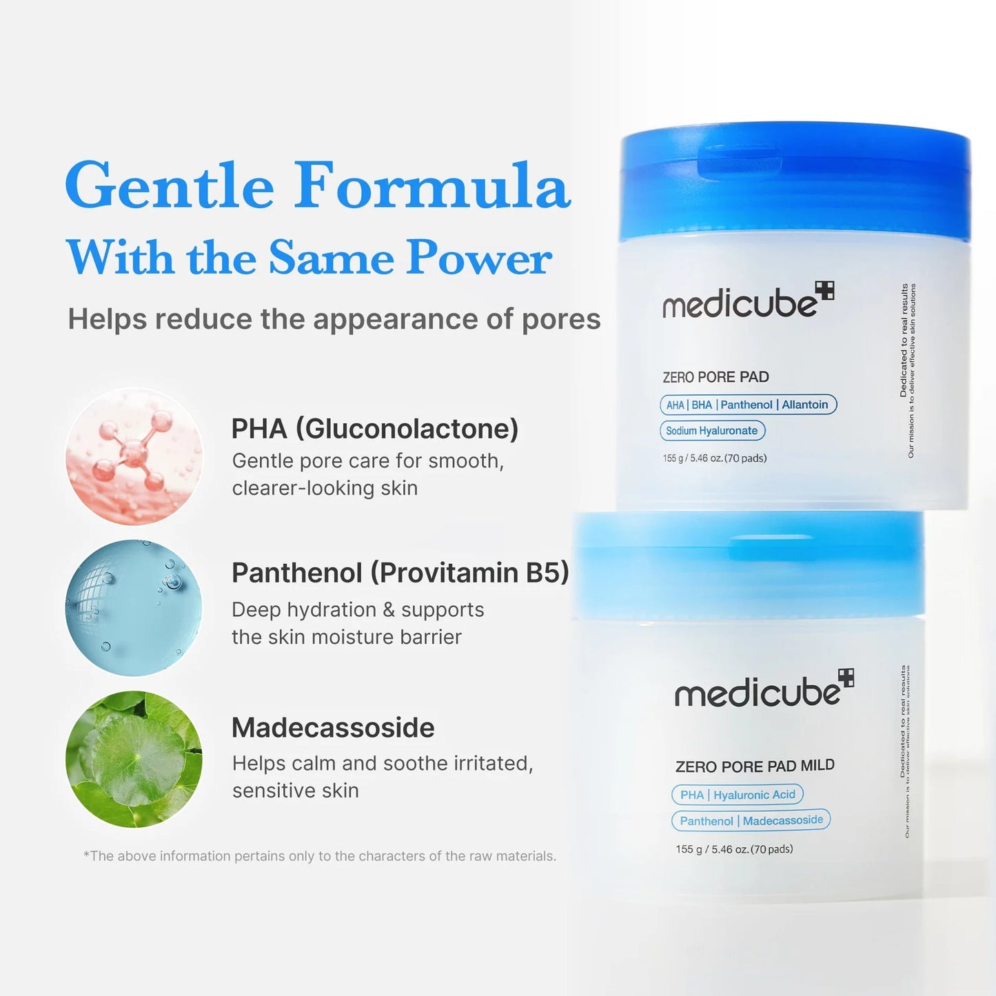 Medicube Zero Pore Mild Pad - 70 Pcs